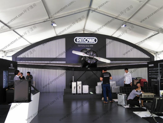 15x15 PVC Roof Outdoor Event Tents for RIMOWA Promotion Event