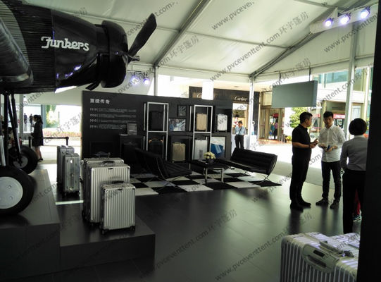 15x15 PVC Roof Outdoor Event Tents for RIMOWA Promotion Event